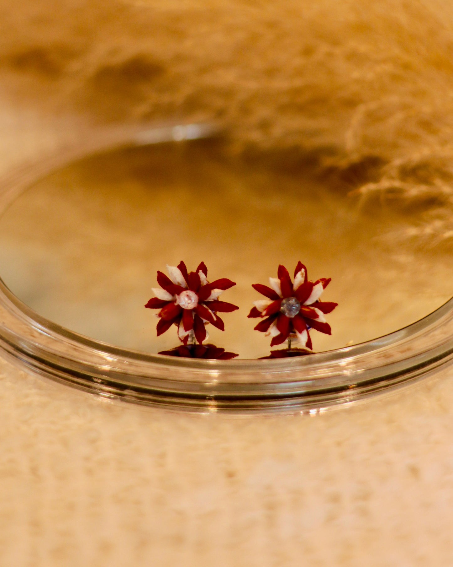 Lightweight Multicolour Rice Grain Stud Earrings